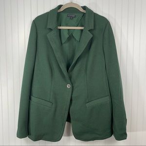 Lane Bryant Forest Green Blazer Sz 14